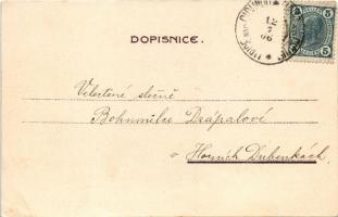 1906 Libice nad Cidlinou, Libitz an der Cidlina; Evangelický kostel, Katolický kostel, Cukrovar, Nym...