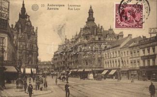 Antwerp Ley street with Patisserie and Hotel Metropole (EB)