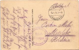 1916 Stawiski, Stawiesky; Östliches Kriegsbild / market square in WWI, soldiers (EK)