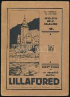 Erdey Gyula - Dr. Vigyázó: Lillafüred, a "Részletes helyi kalauzok 17." száma, Lux Géza 16 rajzával, a fürdőtelep legújabb térképével. 1932. Kiadói papírkötés, jó állapotban.