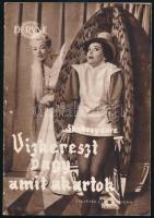 1964 Az Állami Déryné Színház "Vízkereszt vagy amit akartok" című előadásának műsorfüzete, sok képpel