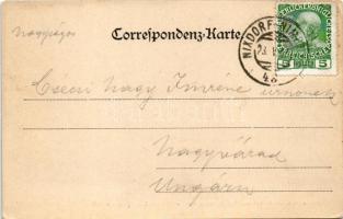 1910 Jablonné v Podjestedí, Gabel (Nordböhmen); Alte Post, Landwirthschaftliche Bezirks-Vorschusskas...