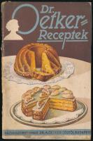 cca 1930 Dr. Oetker Receptek receptfüzet. Tűzött papírkötésben, jó állapotban.