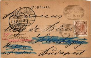 1899 (Vorläufer) Maria Wörth (Kärnten), Maria Wörth am Wörthersee. Kärtner Seen XXII/10. Wiener Küns...