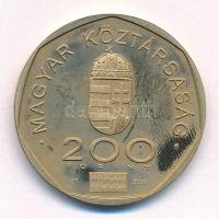 2000. 200Ft Cu-Zn "2000. évforduló / Rodin: a Gondolkodó, a Naprendszer" T:AU (eredetileg ...