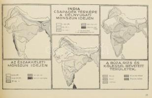 1924 Kogutowicz Zsebatlasza, hátlapján kinyitható színes térkép a Föld képével, országzászlókkal, 50...