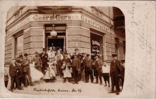 Berlin, Friedrichsfelde, Georg Gursch Gastwirtschaft, Feuermeldestelle, Luisenstrasse 15. / hotel and restaurant, Fire alarm station. photo (EK)