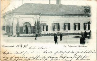 1898 (Vorläufer) Frantiskovy Lázne, Franzensbad; Dr. Loimann's Badehaus / Dr. Loimann's bathhouse, spa (fl)