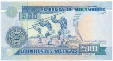 Mozambik 1991. 500M T:UNC
Mozambique 1991. 500 Meticais C:UNC
Krause P#134