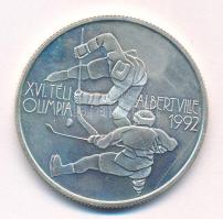 1989. 500Ft Ag "XVI. Téli Olimpia-Albertville 1992" T:BU kis patina Adamo EM111