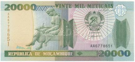 Mozambik 1999. 20.000M T:UNC Mozambique 1999. 20.000 Meticais C:UNC Krause P#140