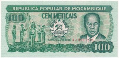 Mozambik 1983. 100M T:UNC,AU Mozambique 1983. 100 Meticais C:UNC,AU Krause P#130