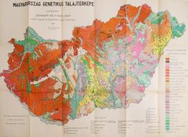 1960 Magyarország genetikus talajtérképe, szerk.: Stefanovits Pál és Szücs László, kiadja az Országos Minőségvizsgáló Intézet, Bp., Offset-ny., 96x67 cm