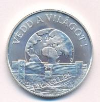 1994. 1000Ft Ag &quot;Védd a világot!&quot; T:BU kis patina Adamo EM138