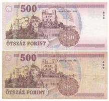 2002. 500Ft + 2003. 500Ft T:F egyik szép papírral