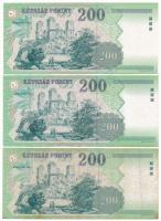 1998. 200Ft + 2001. 200Ft + 2007. 200Ft T:VF-F
