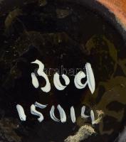 Bod Éva (1924-2004): Retro váza. Jelzett, minimális kopással, m: 21 cm