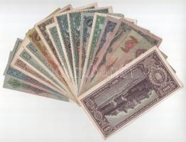 17db-os vegyes pengő bankjegy tétel T:F közte szép papír