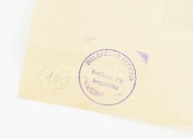 Boldizsár István (1897-1984): Gémeskút. Rézkarc, hártyapapír, hátoldalán hagyatéki bélyegzővel jelze...