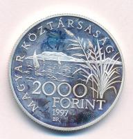 1997. 2000Ft Ag "Régi balatoni hajók / Helka és Kelén" T:AU (eredetileg PP) folt Adamo EM1...