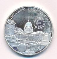 1997. 2000Ft Ag "Integráció az EU-ba-EURO I" T:AU (eredetileg PP) folt Adamo EM147