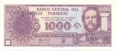 Paraguay 2002. 1000G T:UNC Paraguay 2002. 1000 Guaranies C:UNC Krause P#221