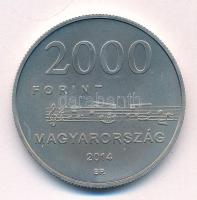 2014. 2000Ft Cu-Ni-Zn "Egressy Béni születésének 200. évfordulója" T:BU patina Adamo EM270