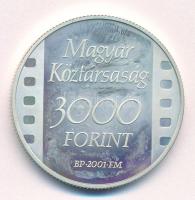 2001. 3000Ft Ag "100 éves az első magyar film - A tánc" T:AU (eredetileg PP) folt Adamo EM...