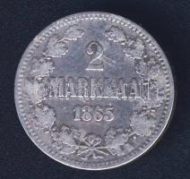 Finnország 1865. 2M Ag T:3 kis ph