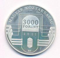 2011. 3000Ft Ag "Az Európai Unió Tanácsának Magyar Elnöksége" T:AU (eredetileg PP) folt Ad...