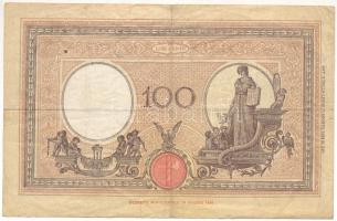 Olaszország 1930. 100L "C 199 9957", "Stringher - Cima" T:F
Italy 1930 100L &qu...