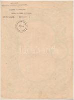 Megyaszó 1942. "Megyaszói Kisgazdák Bor- és Gyümölcsszeszfőzdéje" részvényjegy 1/500 érték...