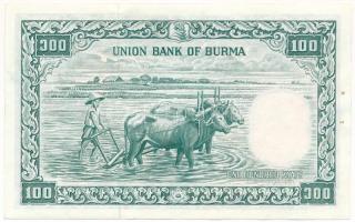 Mianmar / Burma DN (1958) 100K T:AU tűlyuk
Myanmar / Burma ND (1958) 100 Kyats C:AU pin holes
Krau...