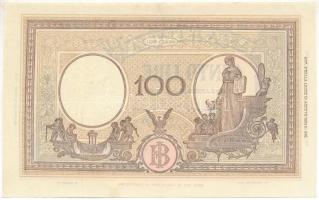 Olaszország 1944. 100L "Z 69 039127", "Azzolini és Urbini" T:F szép papír
Italy...