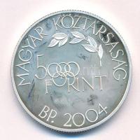 2004. 5000Ft Ag "XXVIII. Nyári Olimpia - Athén" T:AU (eredetileg PP) folt Adamo EM189