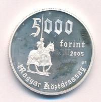 2005. 5000Ft Ag "Diósgyőri vár" T:AU (eredetileg PP) folt Adamo EM194