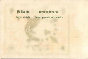 Bolivia. Kunstverlag Paul Kohl, Chemnitz No. 68. Art Nouveau litho with flag