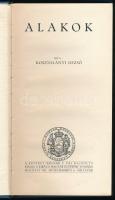 Kosztolányi Dezső: Alakok. Molnár C. Pál illusztrációival. Bp., [1929], Kir. M. Egyetemi Nyomda, 144...