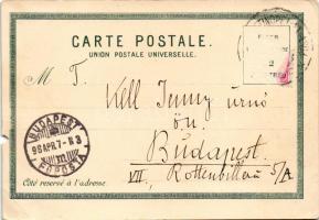 1898 (Vorläufer) Constantinople, Istanbul; Vue generale du Pont de Kura-Keuy. Max Fruchtermann / Gal...