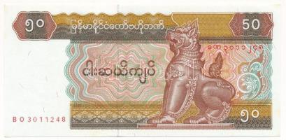 Mianmar DN (1997) 50K T:AU Myanmar ND (1997) 50 Kyats C:AU Krause P#73b.1