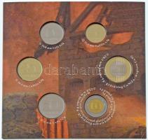 2002-2013. 7xklf HIÁNYOS forgalmi sor dísztokban, mindegyikből az emlékérme, vagy az emlékérem hiány...