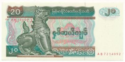 Mianmar DN (1994) 20K T:AU Myanmar ND (1994) 20 Kyats C:AU Krause P#72