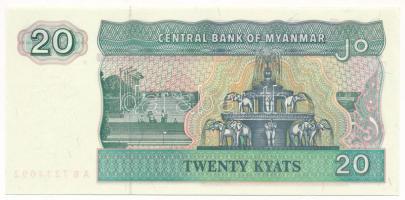 Mianmar DN (1994) 20K T:AU
Myanmar ND (1994) 20 Kyats C:AU
Krause P#72