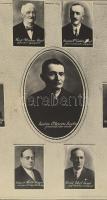1935 Az Aradi Iparosok Temetkezést Segélyző csoportjának 10 éves fennállására készített tabló, 30,5x...