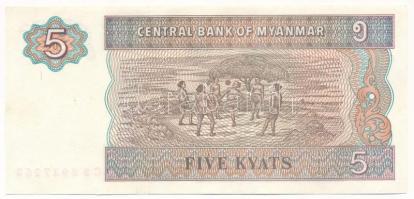 Mianmar DN (1997) 5K T:UNC
Myanmar ND (1997) 5 Kyats C:UNC
Krause P#70b