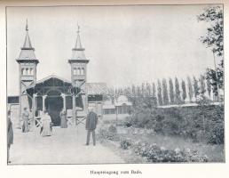 Thermalbad Hévíz (bei Keszthely am Plattensee), Ungarn, Komitat Zala. Keszthely, 1911, Verlag der Ba...