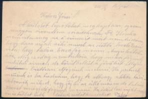 1918 Tábori posta levelezőlap / Field postcard "K.u.K. KRIEGSMARINE S.M.S. BALATON"