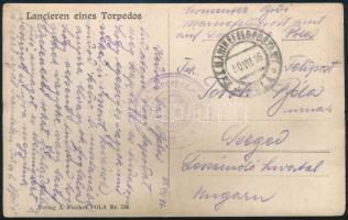 1916 Tábori posta képeslap / Field postcard S.M. Torpedoboot 7