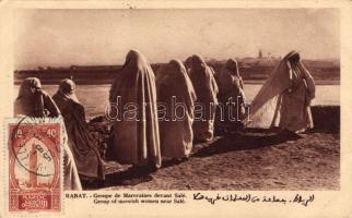 Rabat moorish women around Salé