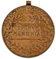 1898. "Jubileumi Emlékérem a Fegyveres Erő Számára / Signum memoriae (AVSTR)" bronz kitünt...